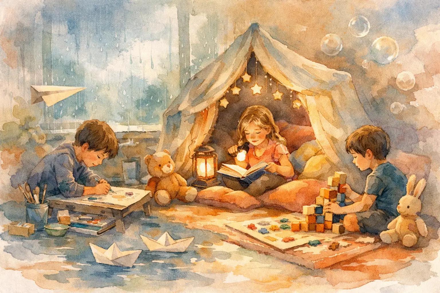 15 Rainy Day Activities Kids Will Love Indoors