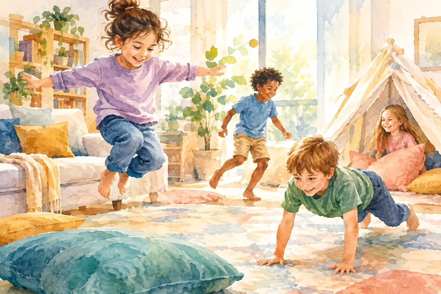 7 Ways to Support Energetic Kids Indoors