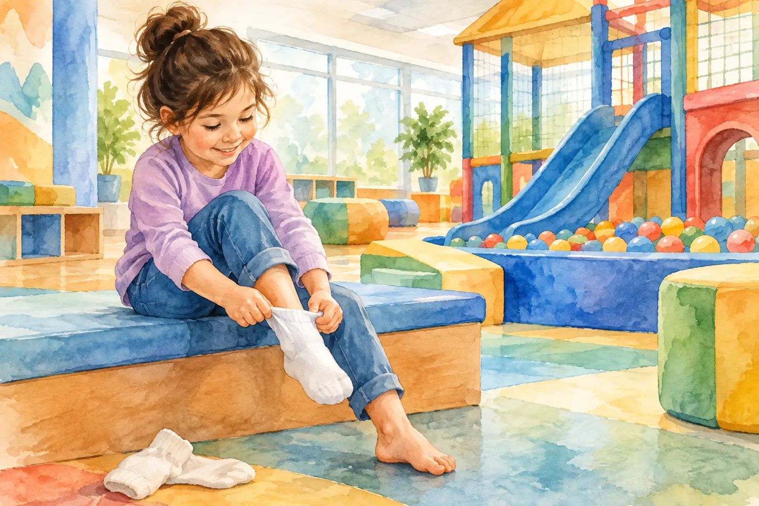 Are Socks Required Indoors at Playgrounds?