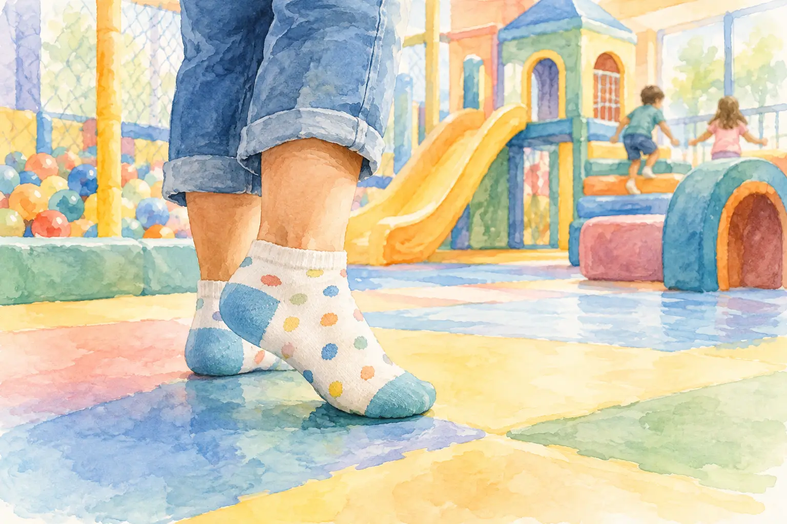 Why Are Playground Socks Required for Indoor Play?
